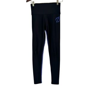 Peloton Black and Blue Leggings